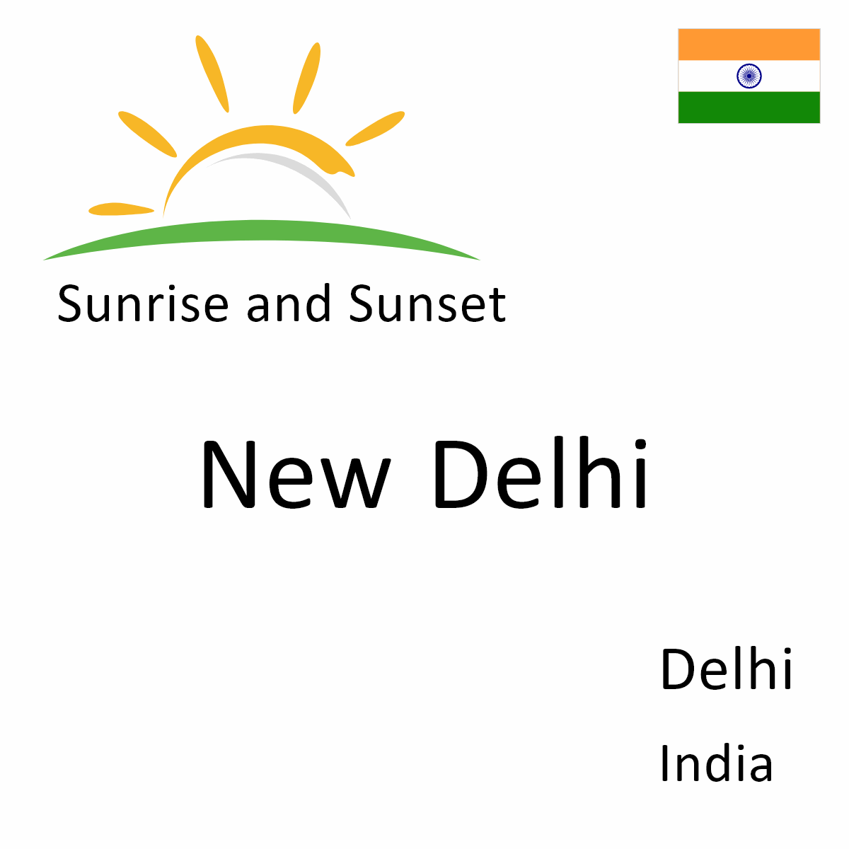 sunrise time today in delhi