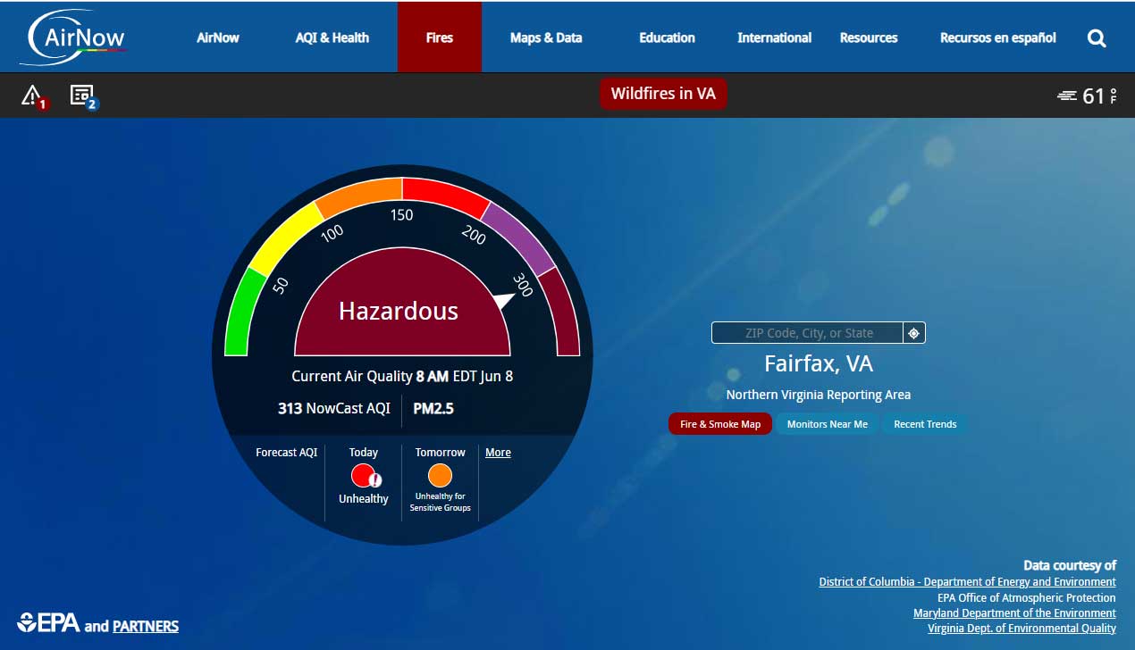 aqi leesburg va