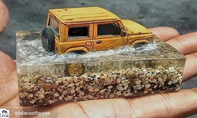 hot wheels in resin