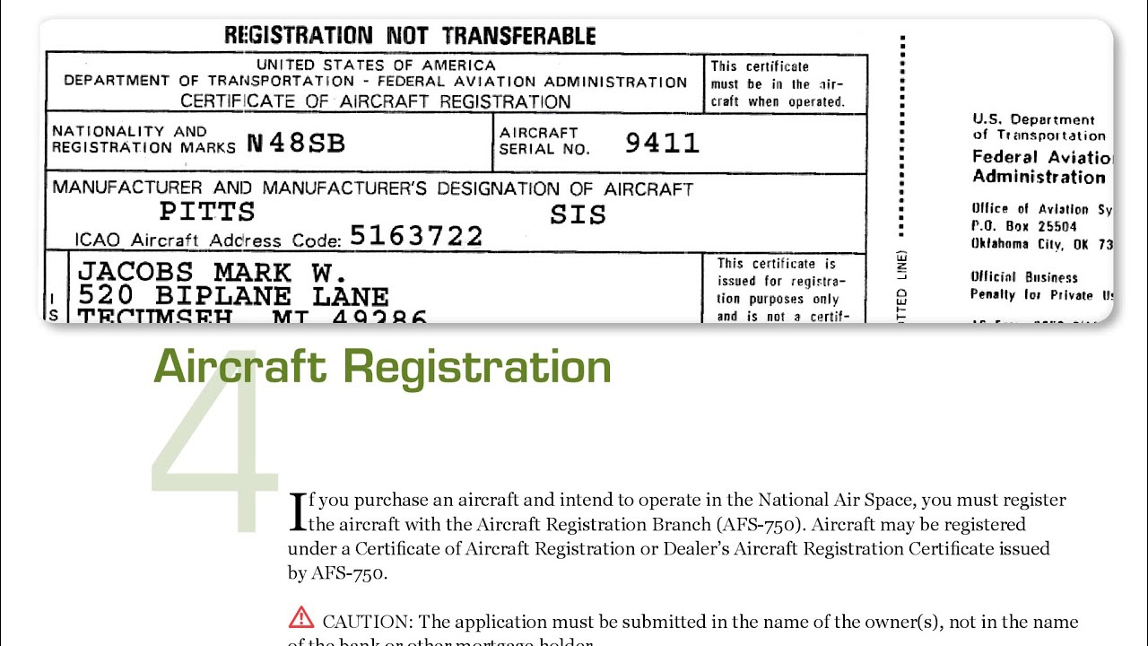 faa registry