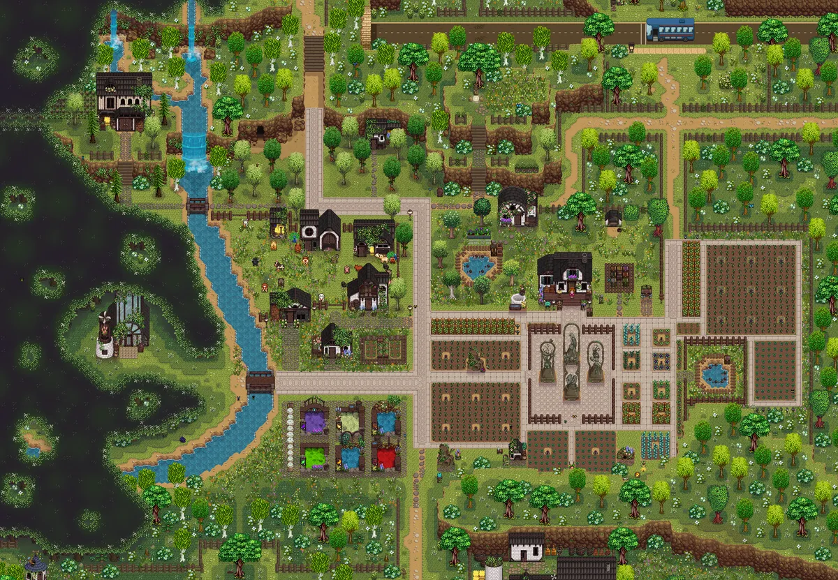 stardew valley expanded farm layout ideas