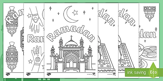 ramadan color pages