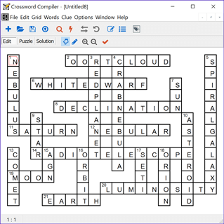 wordy crossword clue