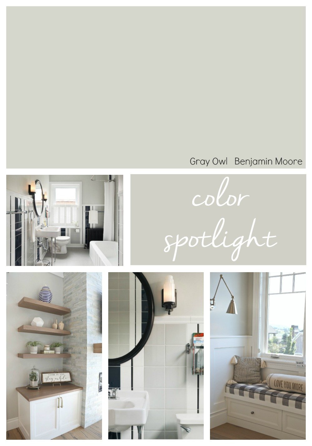 benjamin moore gray owl paint