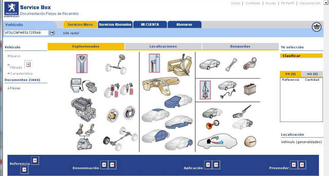 service box peugeot gratuit 2022