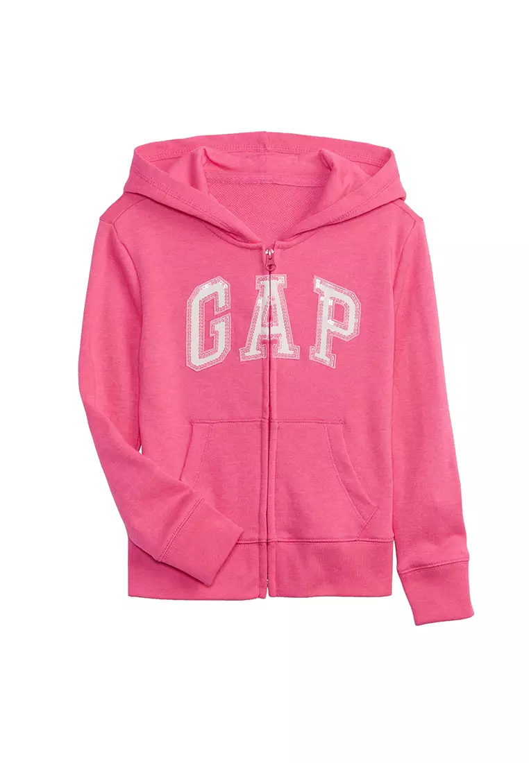 gap hoodie pink