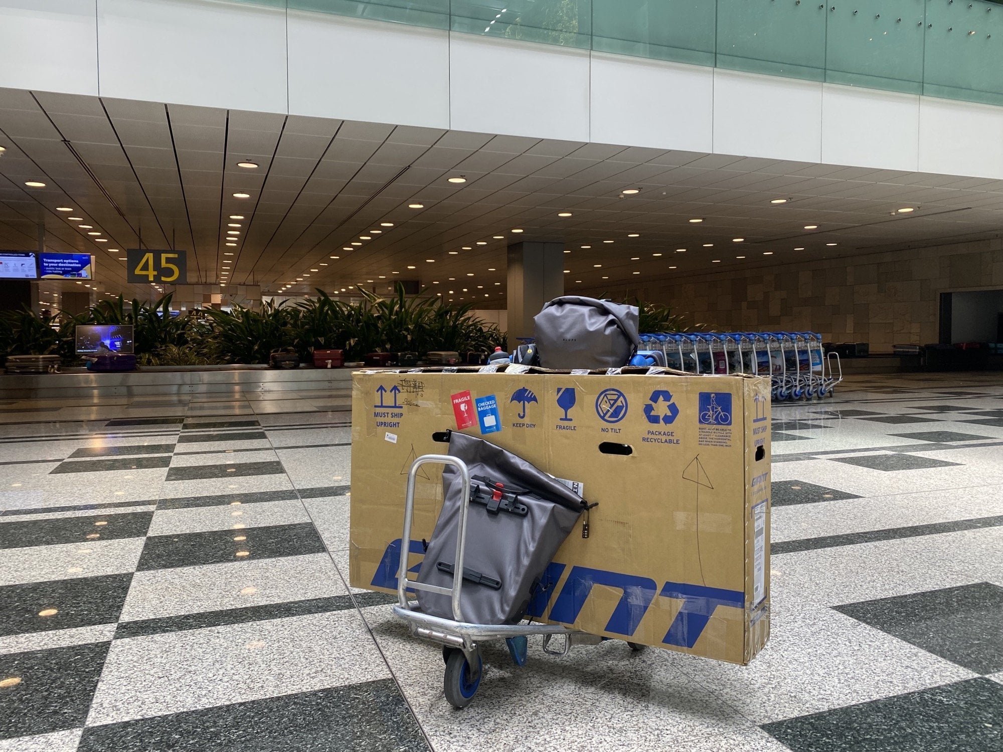 bike box nice airport