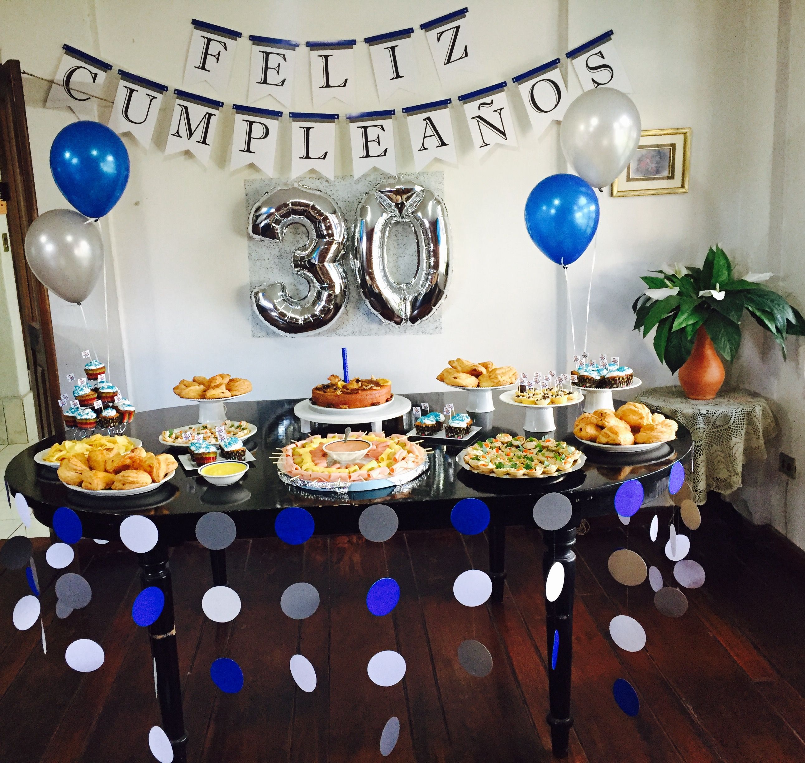 decoracion cumpleaños hombre 30 años