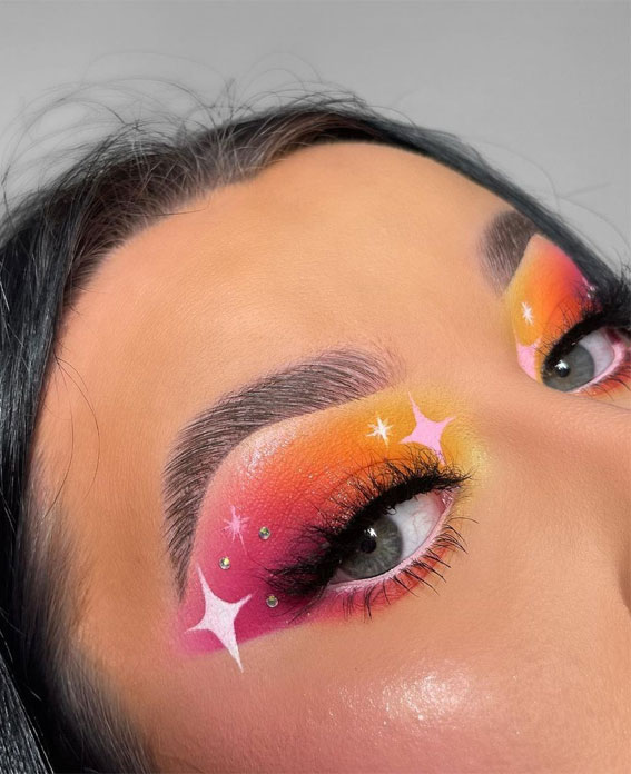 sunset makeup