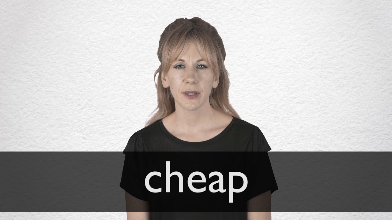 qué significa cheap