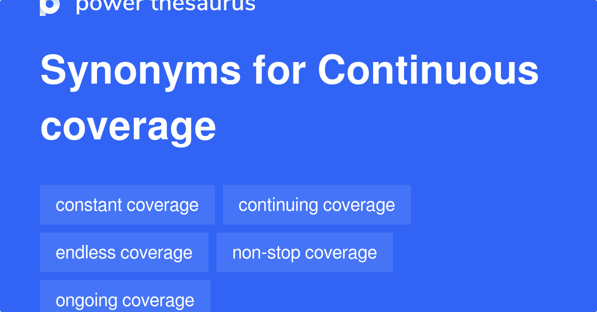 thesaurus continuous