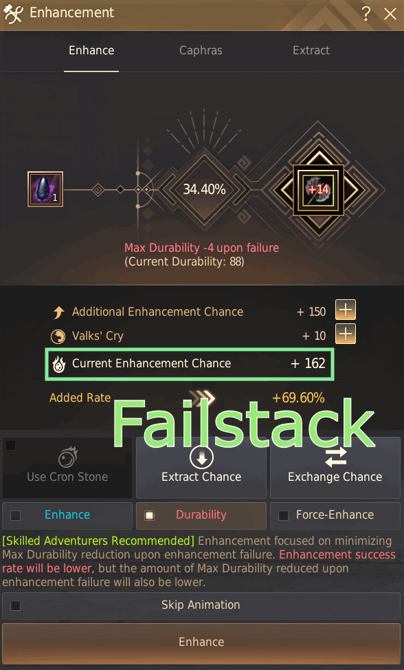 bdo failstack chart