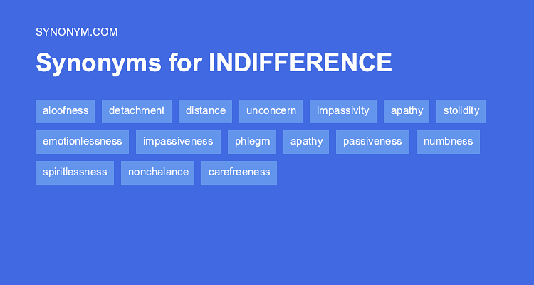 antonym indifference