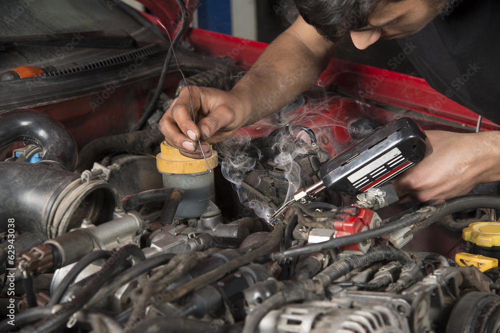 solder car