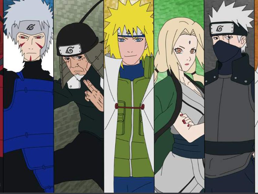 all naruto hokages in order