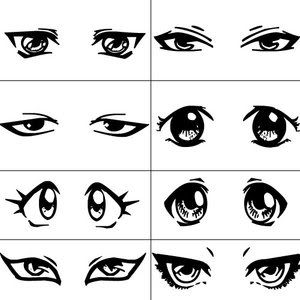 imagenes de ojos de anime