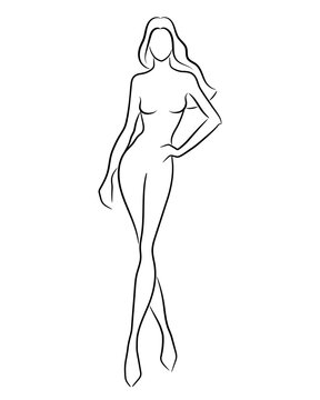 outline of female body