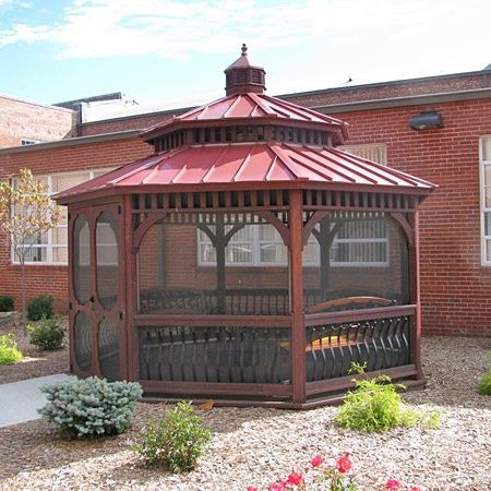 screened gazebo