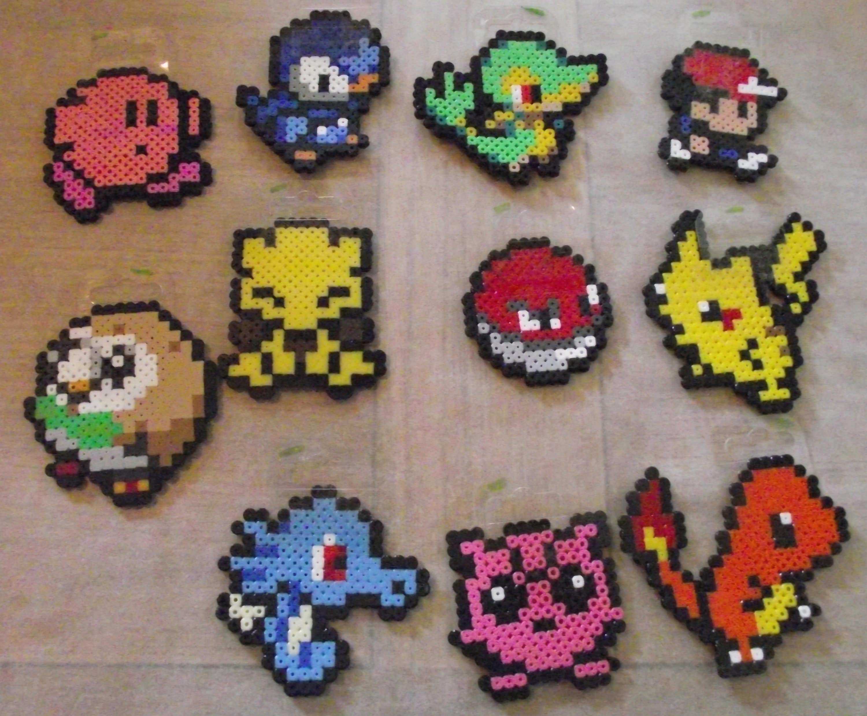 facil hama beads pokémon