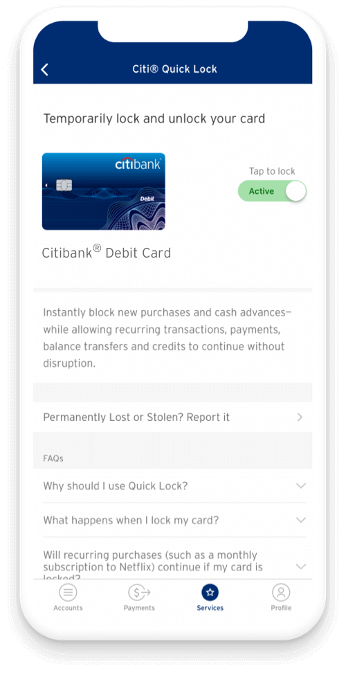 citi banking login