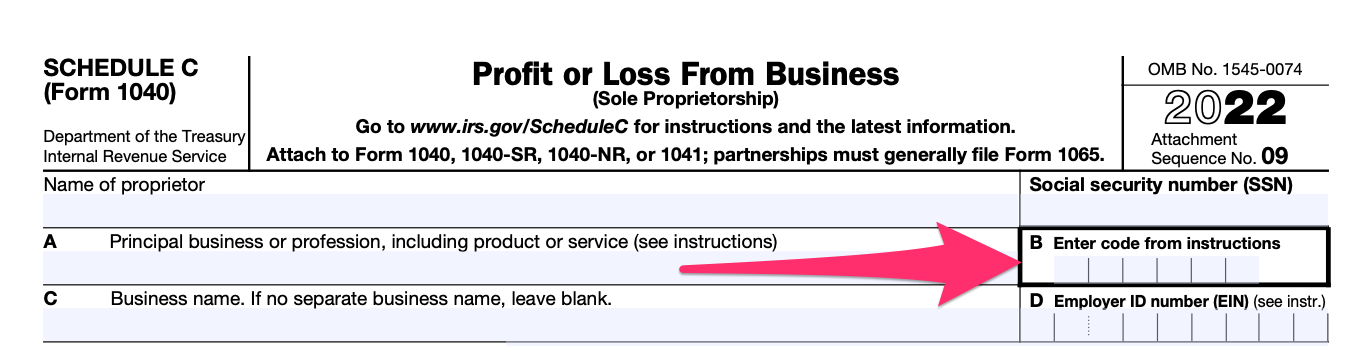 business code for doordash driver