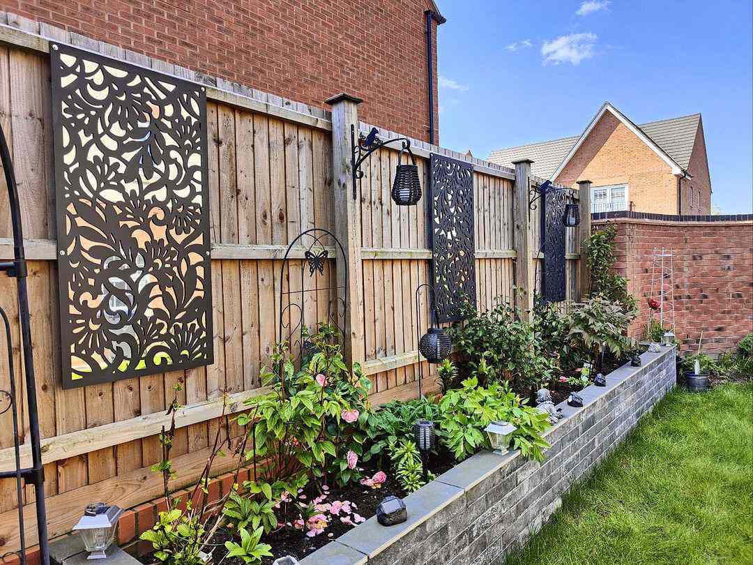 fence decorating ideas