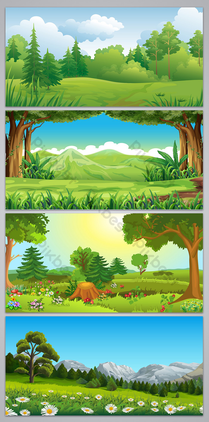 forest background drawing