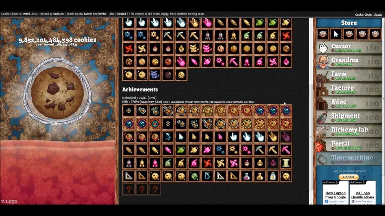 cookie clicker upgrade