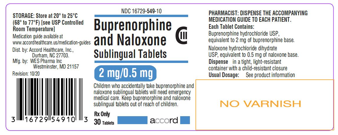 buprenorphine and naloxone sublingual tablets usp