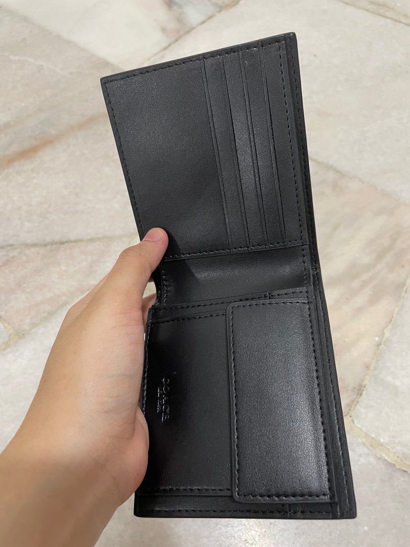 coach mens coin wallet