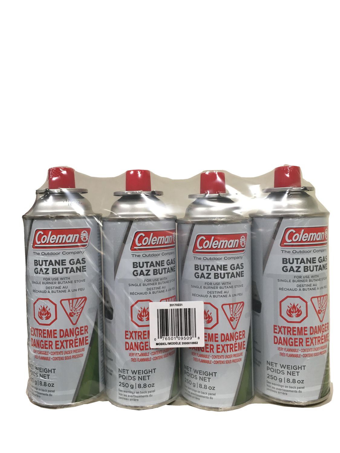 coleman butane gas