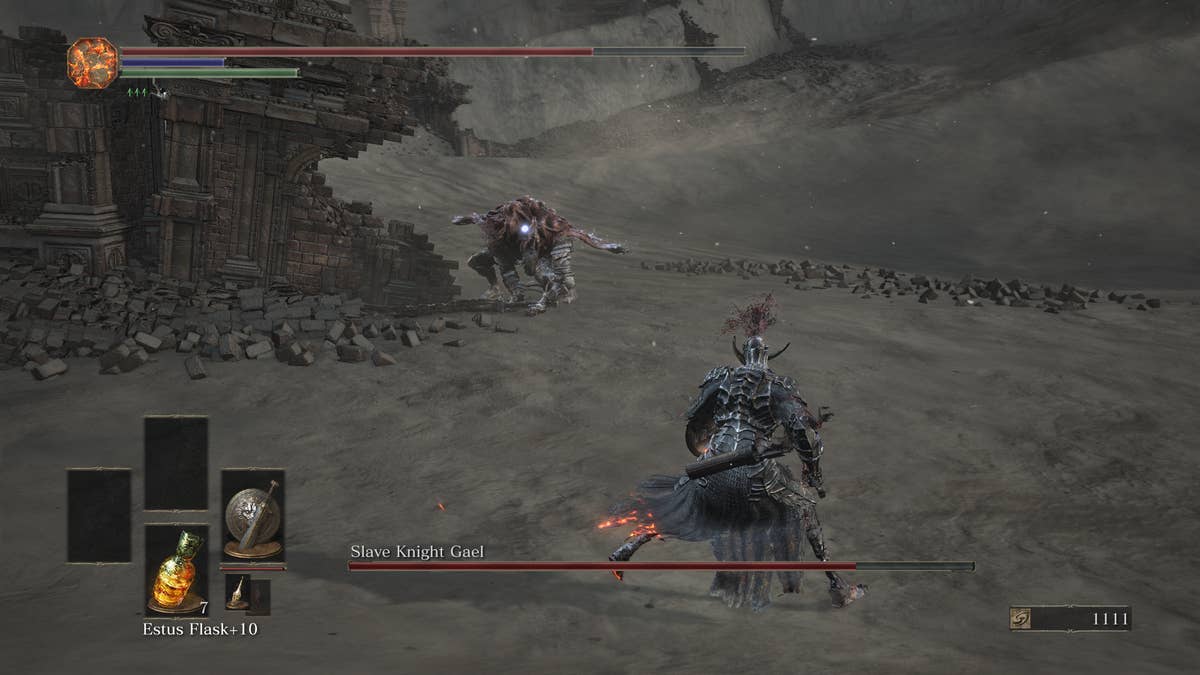 slave knight gael boss fight