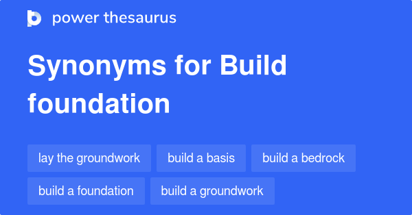 foundations synonym