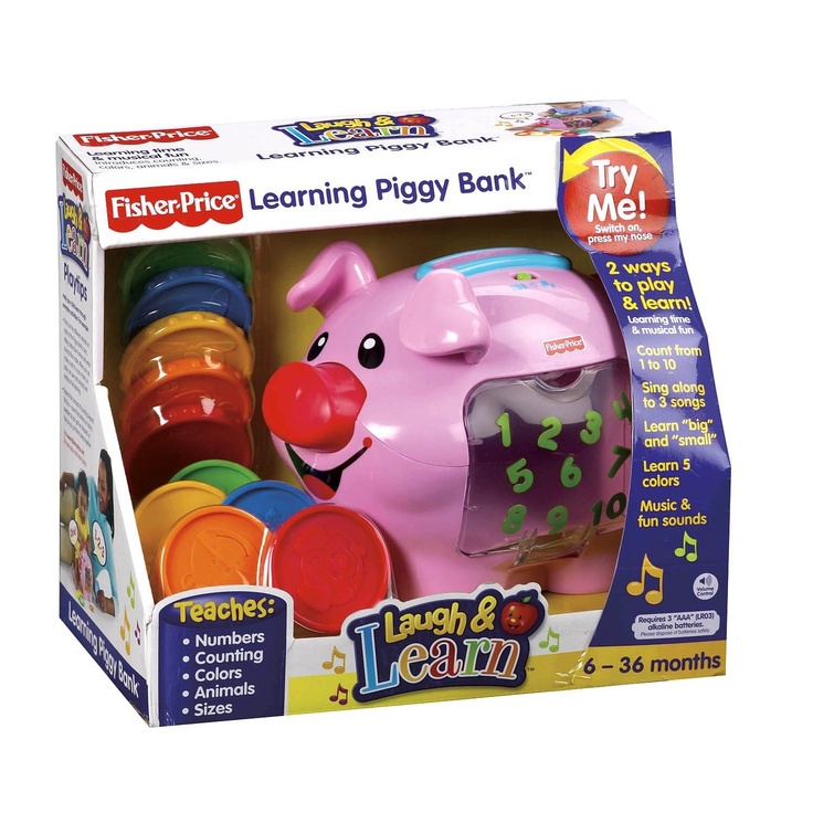 fisher price learning piggy bank