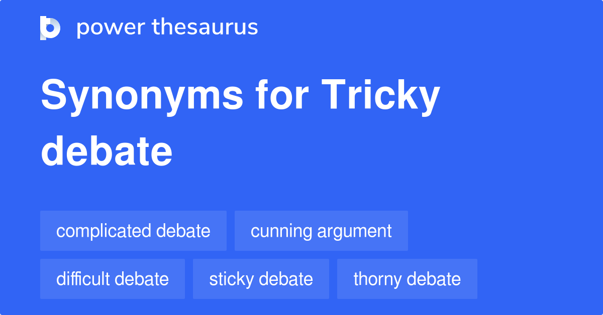 tricky synonym