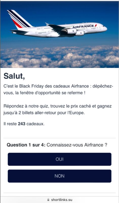 black friday air france