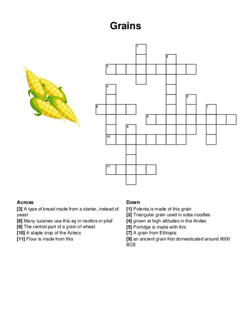 grain thats ground crossword