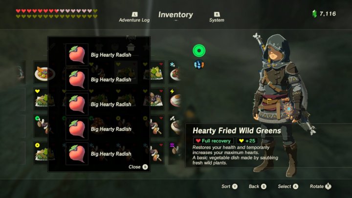 recipes breath of the wild