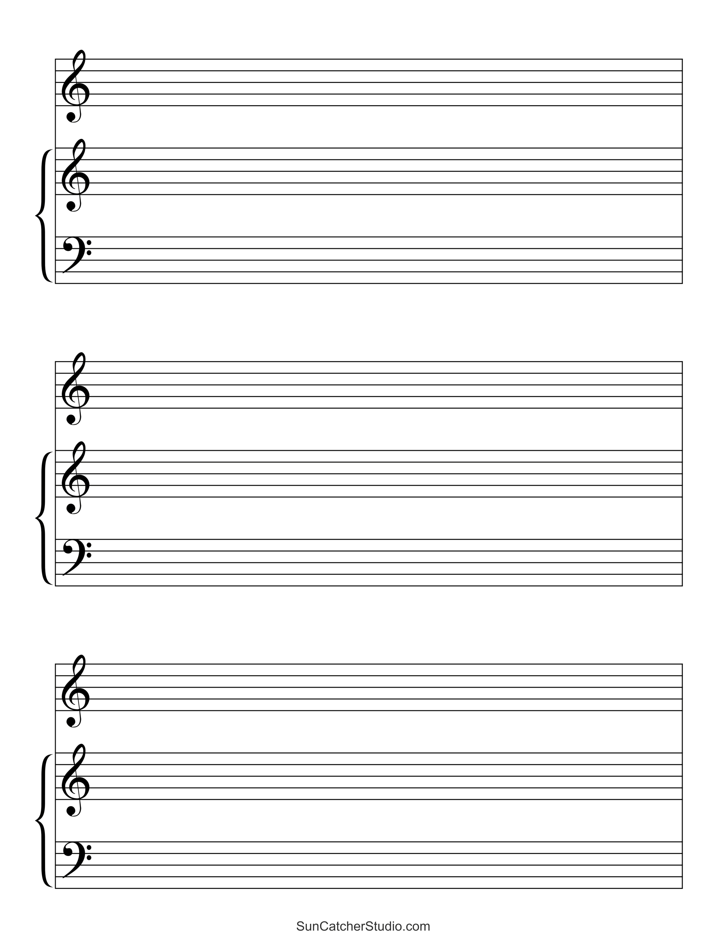 plain sheet music