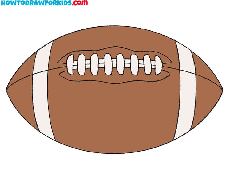 football drawing easy