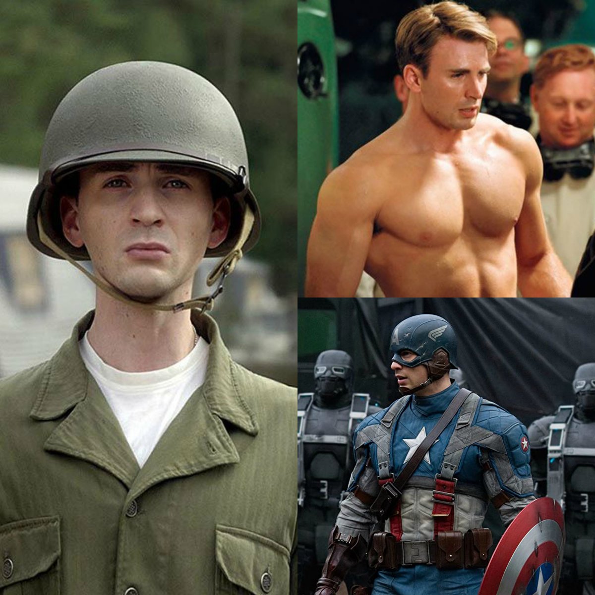 captain america before and after