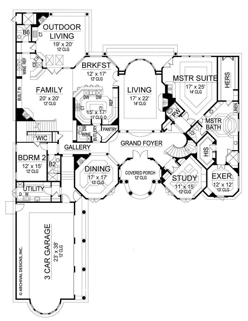 luxury mansion plans