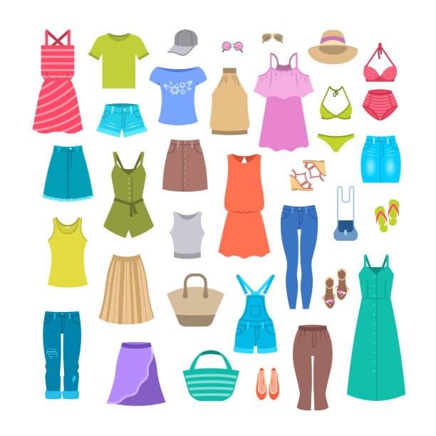 summer clothes clipart