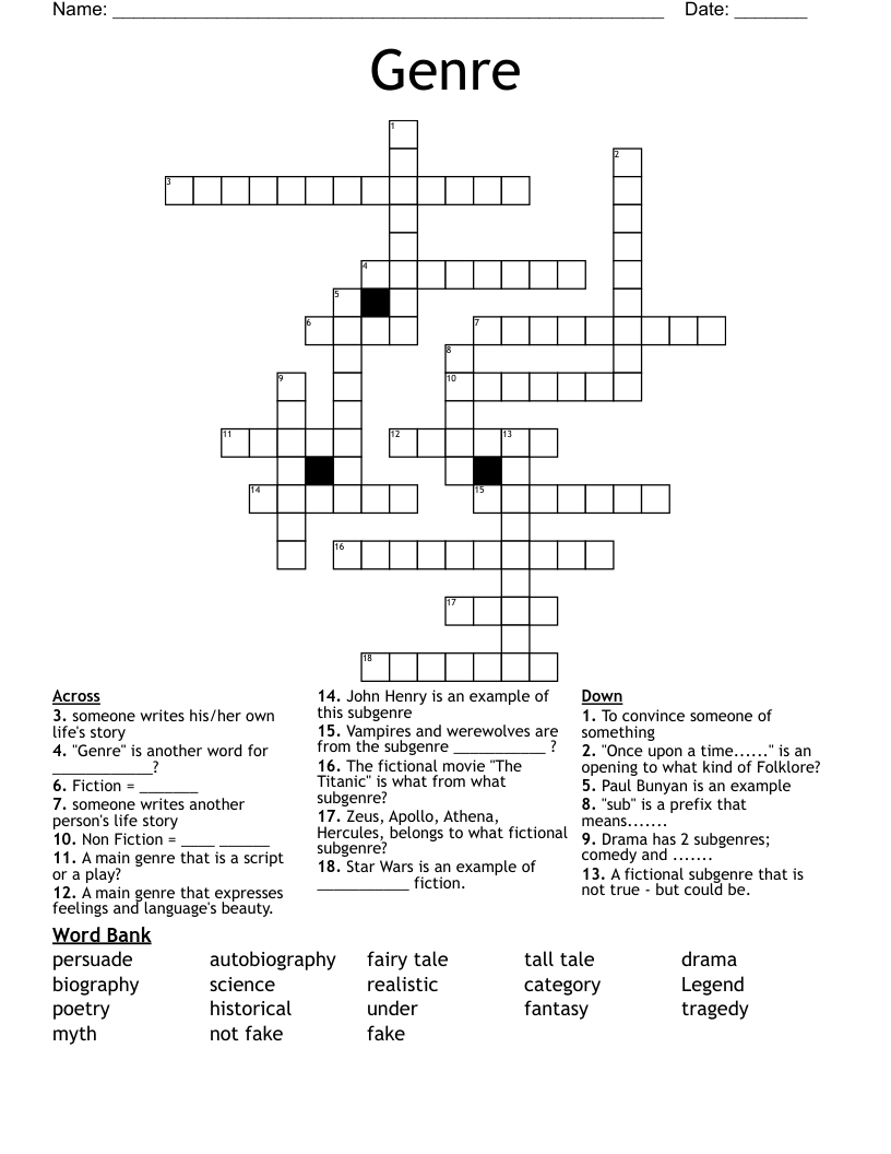 japanese art genre crossword