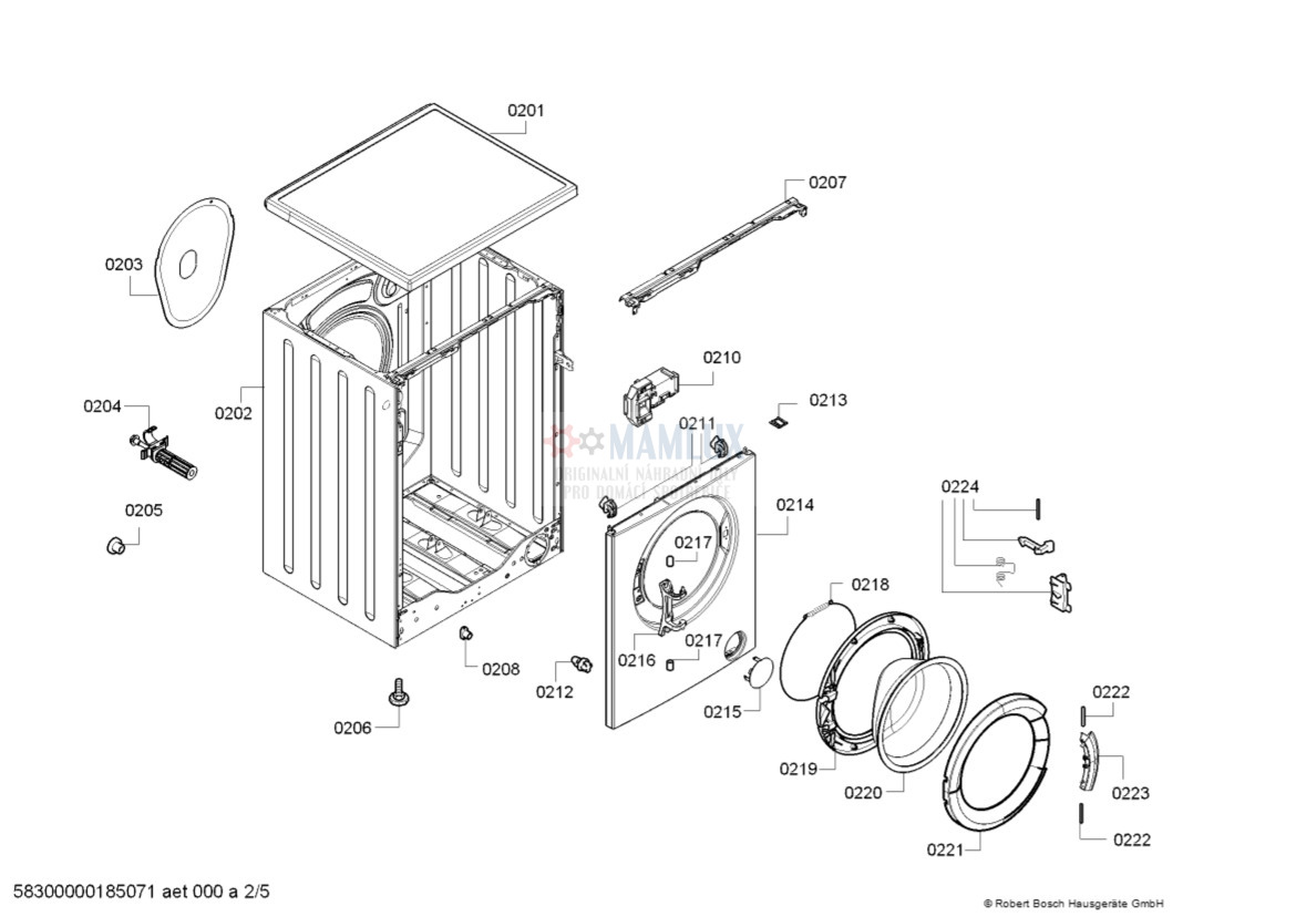 bosch washing machine parts