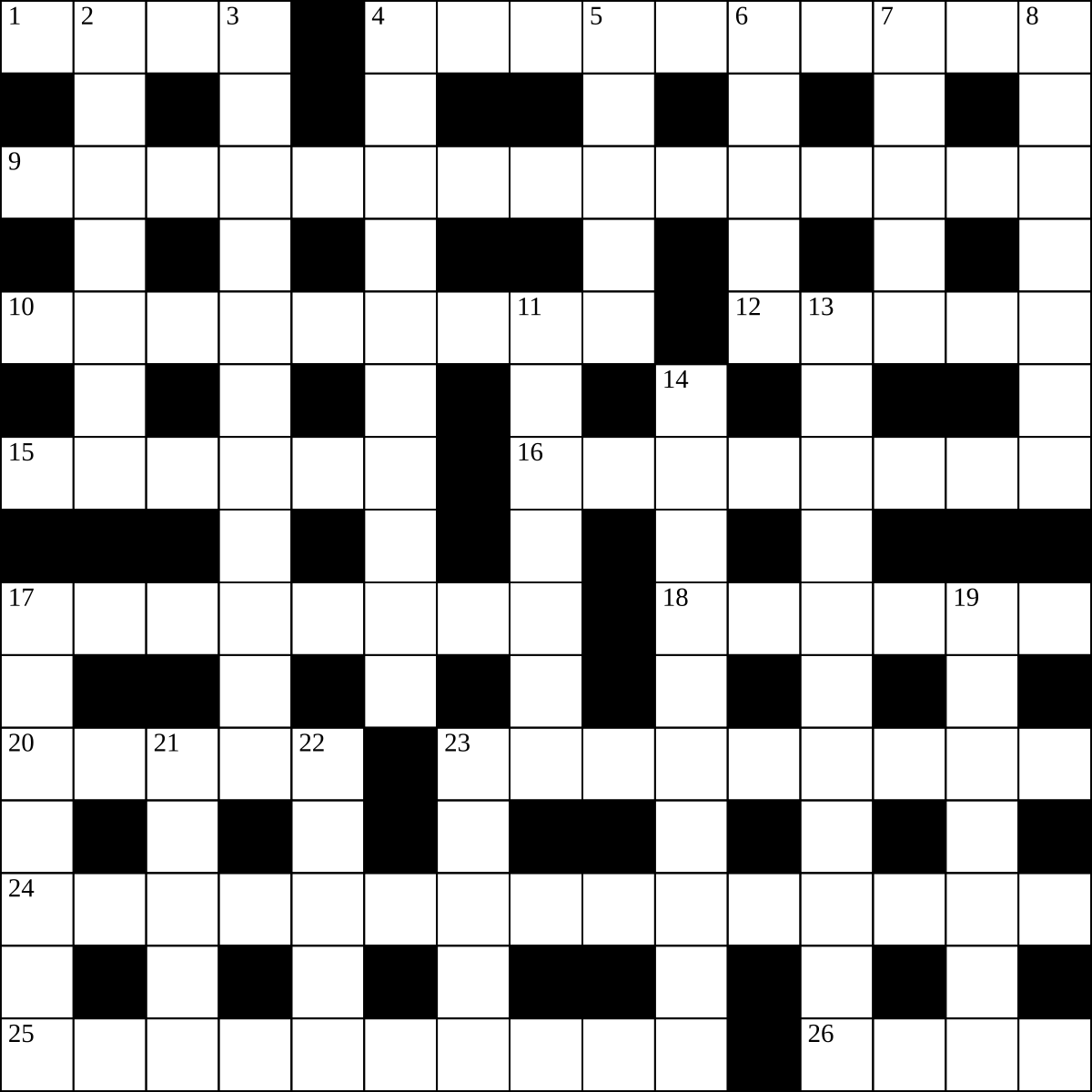 go to pieces crossword clue