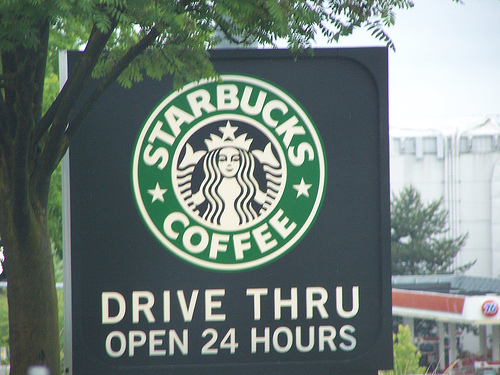 starbucks 24 hours drive thru