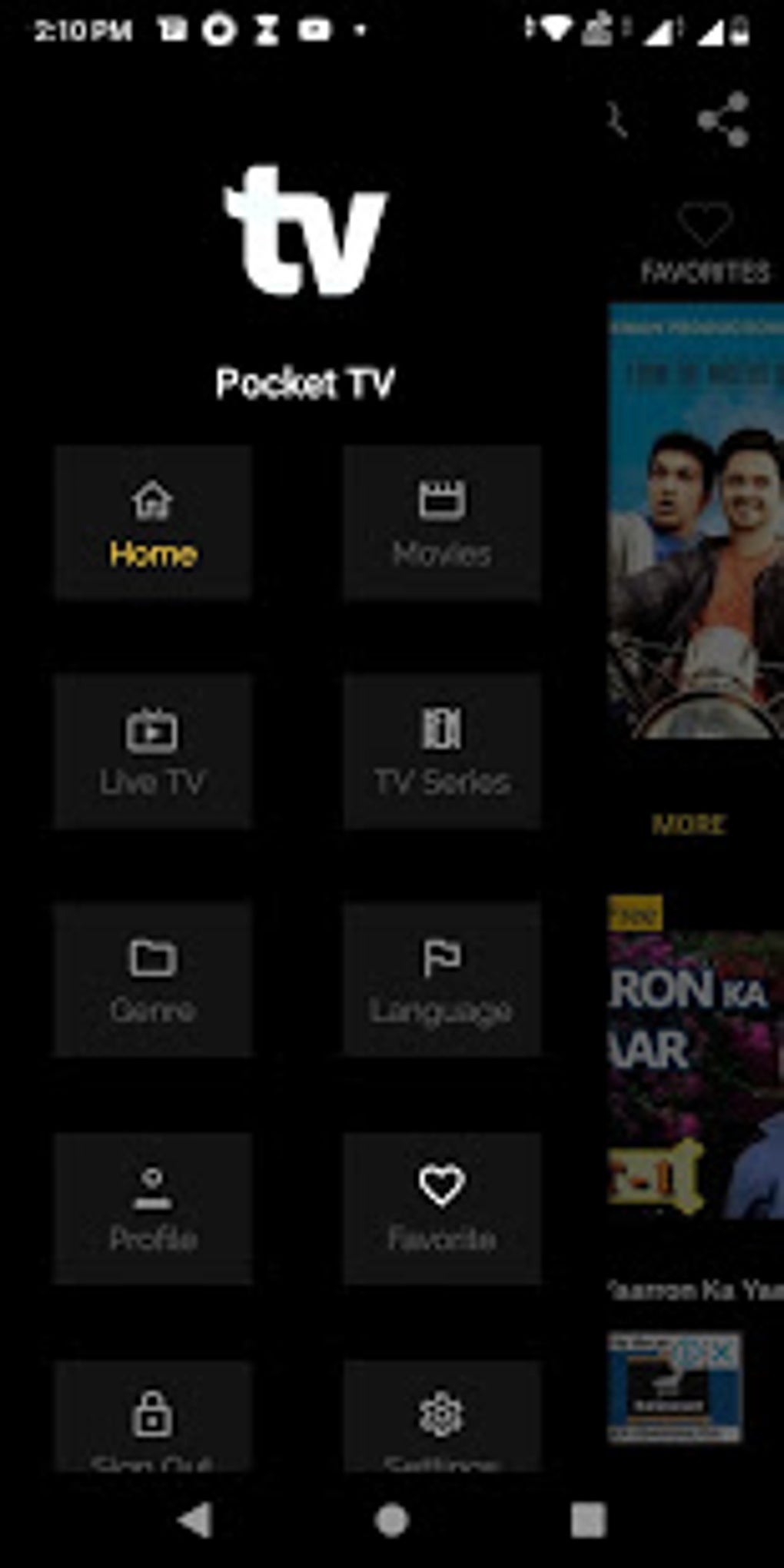 pocket tv app download