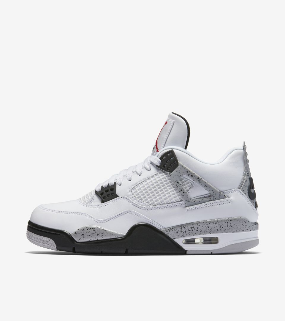 jordan 4 grey and white