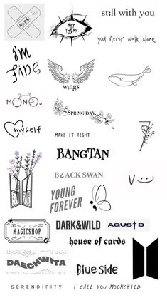 bts tattoo ideas